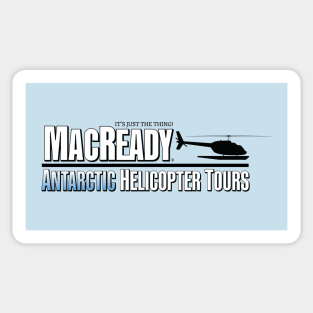 MacReady Antarctic Helicopter Tours Sticker